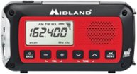 Midland - Emergency Crank Weather Alert Radio - Red/Black
