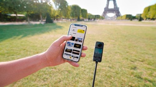 Insta360 - X3 5.7K 360 Degree Action Camera - Black
