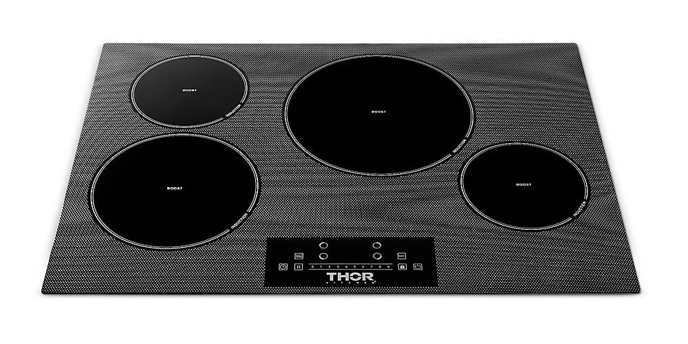 Thor Kitchen - 30 in. Wide 4 Element Built-in Electric Induction Cooktop - Black