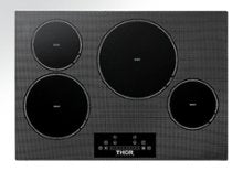 Thor Kitchen - 30 in. Wide 4 Element Built-in Electric Induction Cooktop - Black