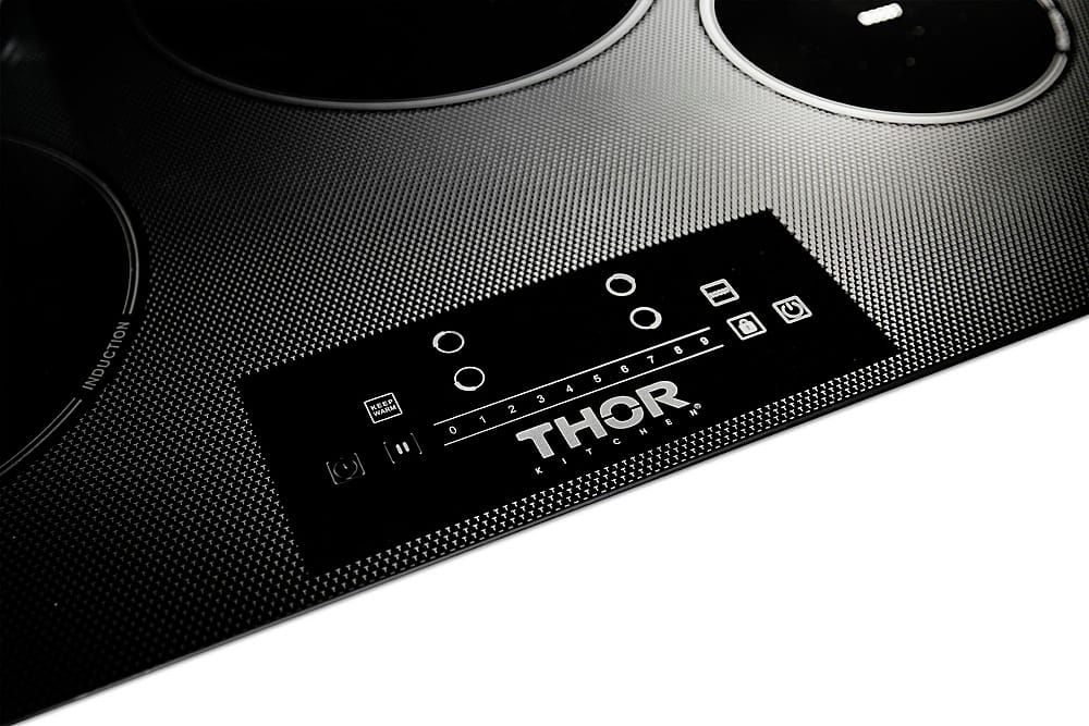 Thor Kitchen - 30 in. Wide 4 Element Built-in Electric Induction Cooktop - Black