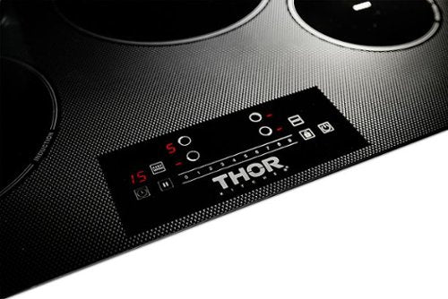 Thor Kitchen - 30 in. Wide 4 Element Built-in Electric Induction Cooktop - Black