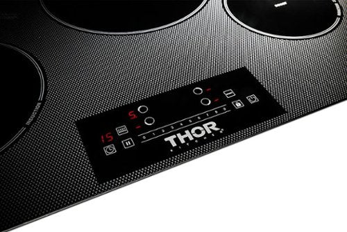 Thor Kitchen - 30 in. Wide 4 Element Built-in Electric Induction Cooktop - Black