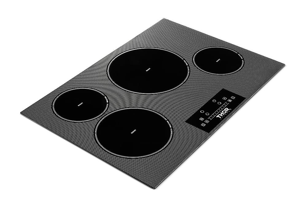 Thor Kitchen - 30 in. Wide 4 Element Built-in Electric Induction Cooktop - Black