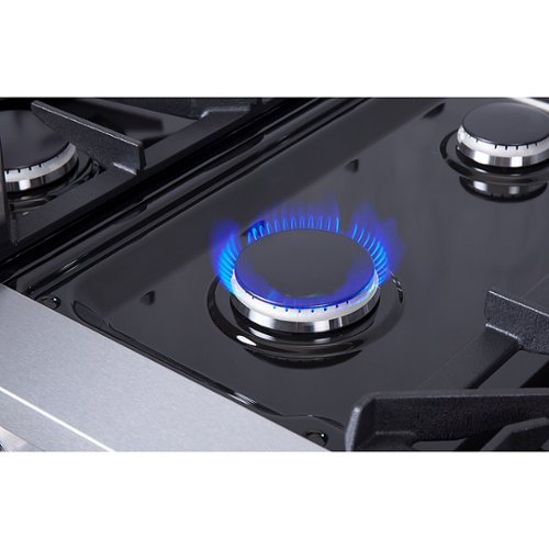 Forno Appliances - 36 in. Wide 6 Burner Cossato Built-In Gas Cooktop with Sealed Burners and LP Conversion Kit - Stainless Steel