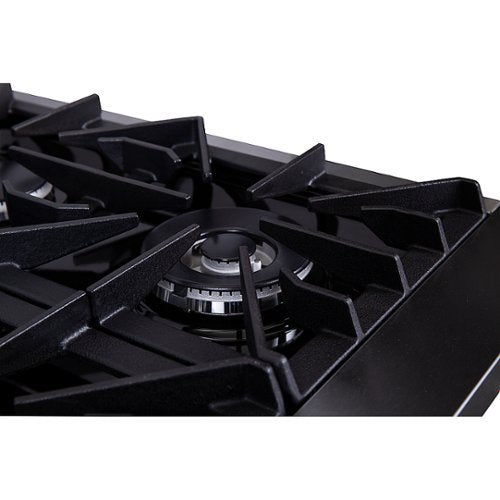 Forno Appliances - 36 in. Wide 6 Burner Cossato Built-In Gas Cooktop with Sealed Burners and LP Conversion Kit - Stainless Steel