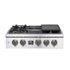 Forno Appliances - 30 in. Wide 5 Burner Spezia Built-In Gas Cooktop with Brass Burners and LP Conversion Kit - Stainless Steel