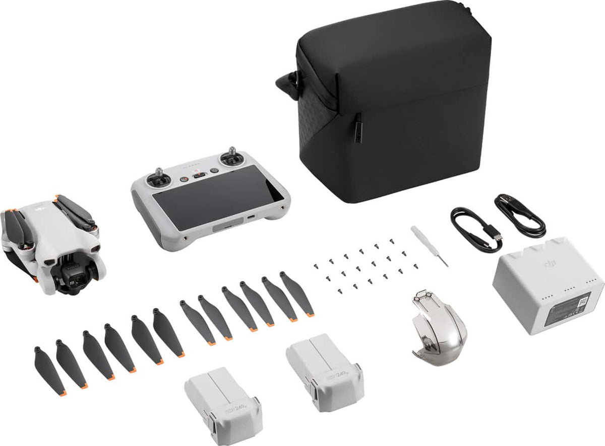 DJI - Mini 3 Fly More Combo (DJI RC) (GL) - Gray