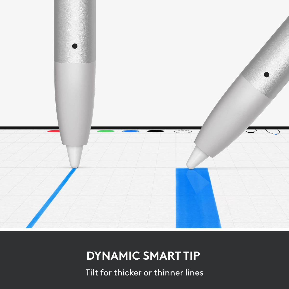 Logitech - Crayon Digital Pencil for All Apple iPads (2018 releases and later) with USB-C ports - Silver