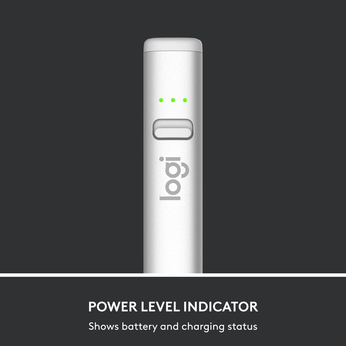 Logitech - Crayon Digital Pencil for All Apple iPads (2018 releases and later) with USB-C ports - Silver