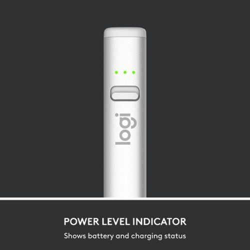 Logitech - Crayon Digital Pencil for All Apple iPads (2018 releases and later) with USB-C ports - Silver
