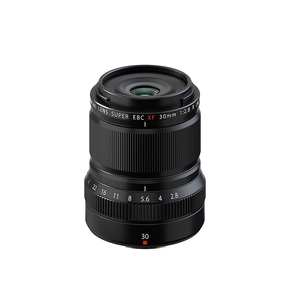 Fujinon - XF 30mm F2.8 R LM WR Standard Prime Macro Lens for X-Mount System Cameras - Black