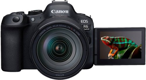 Canon - EOS R6 Mark II Mirrorless Camera with RF24-105mm f/4L IS USM Lens - Black