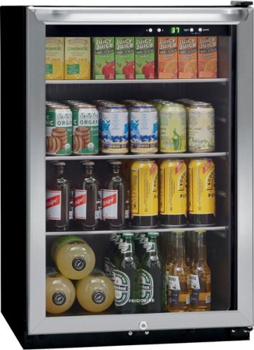 Frigidaire - 4.6 Cu. Ft. 138 12 oz. Can Capacity Beverage Center - Stainless Steel