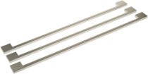 Monogram - Minimalist Collection Handle Kit for Select Refrigerators - Silver