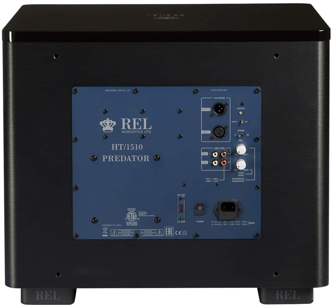 REL - HT/1510 Subwoofer - Black Vinyl