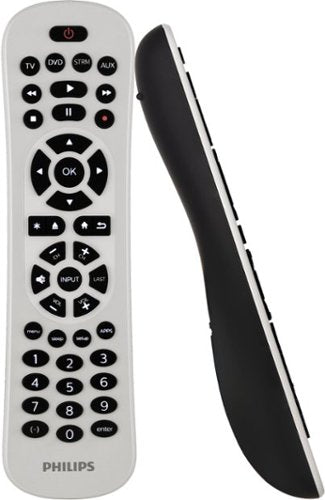 Philips - 4-Device Backlit Universal Remote - White