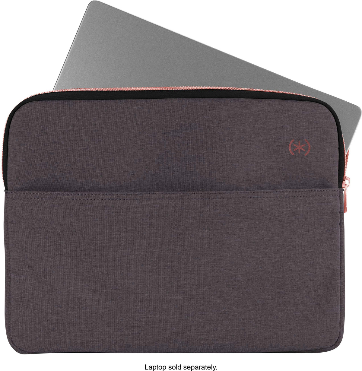 Speck - Transfer Pro Pocket Protective Sleeve Universal 13"-14" for MacBook computers, laptops and tablets - Cloudy Grey/Rose Gold