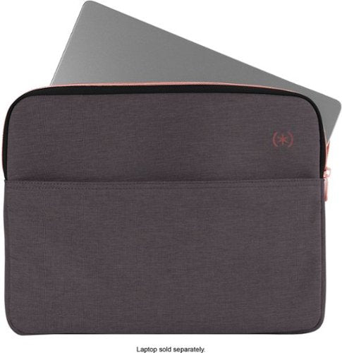 Speck - Transfer Pro Pocket Protective Sleeve Universal 15"-16" for MacBook computers, laptops and tablets - Cloudy Grey/Rose Gold