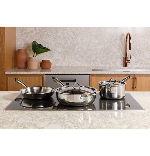 Café - ENERGY STAR 30" Built-In Touch Control Electric Induction Cooktop - Black