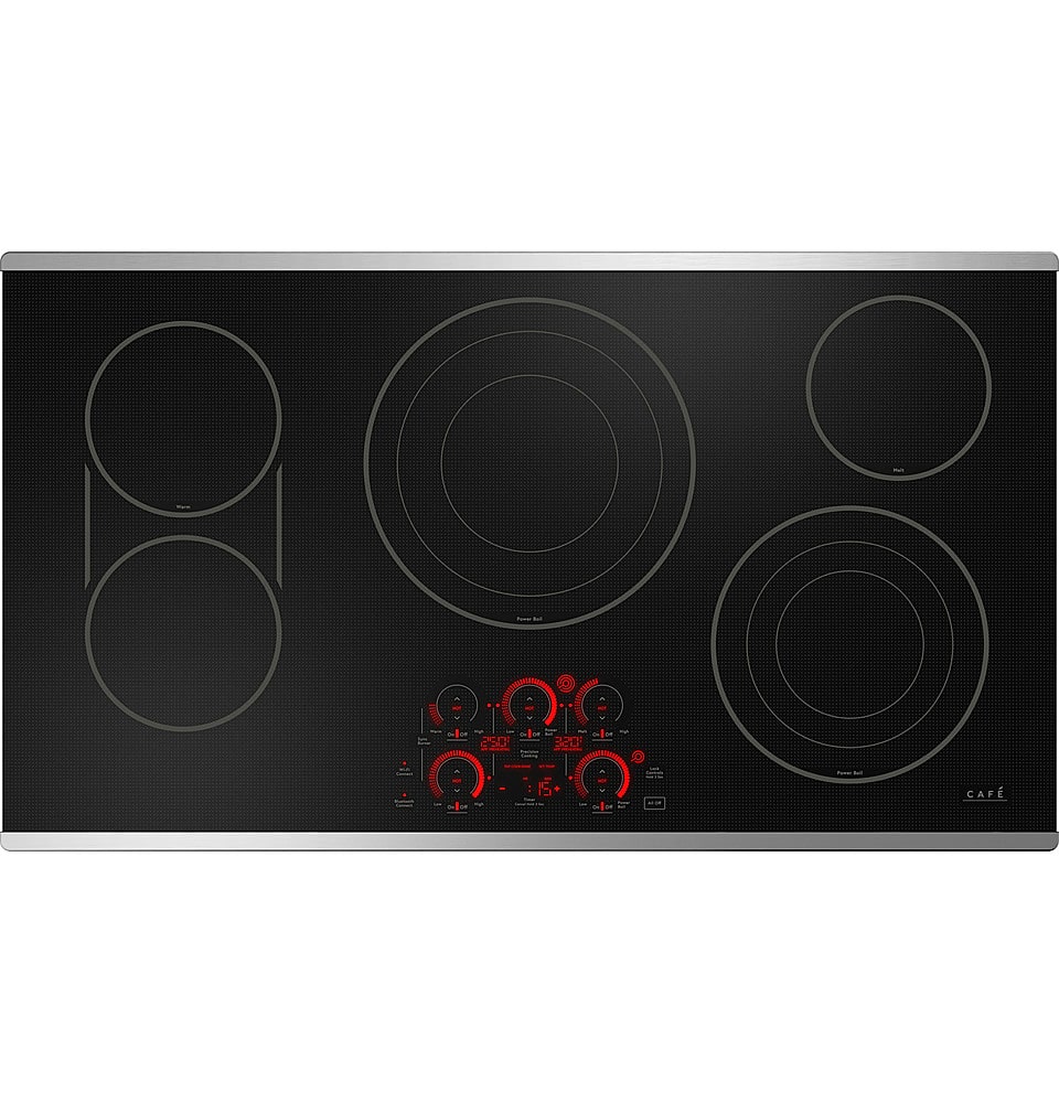 Café - 36" Electric Built In Cooktop, Customizable - Stainless Steel