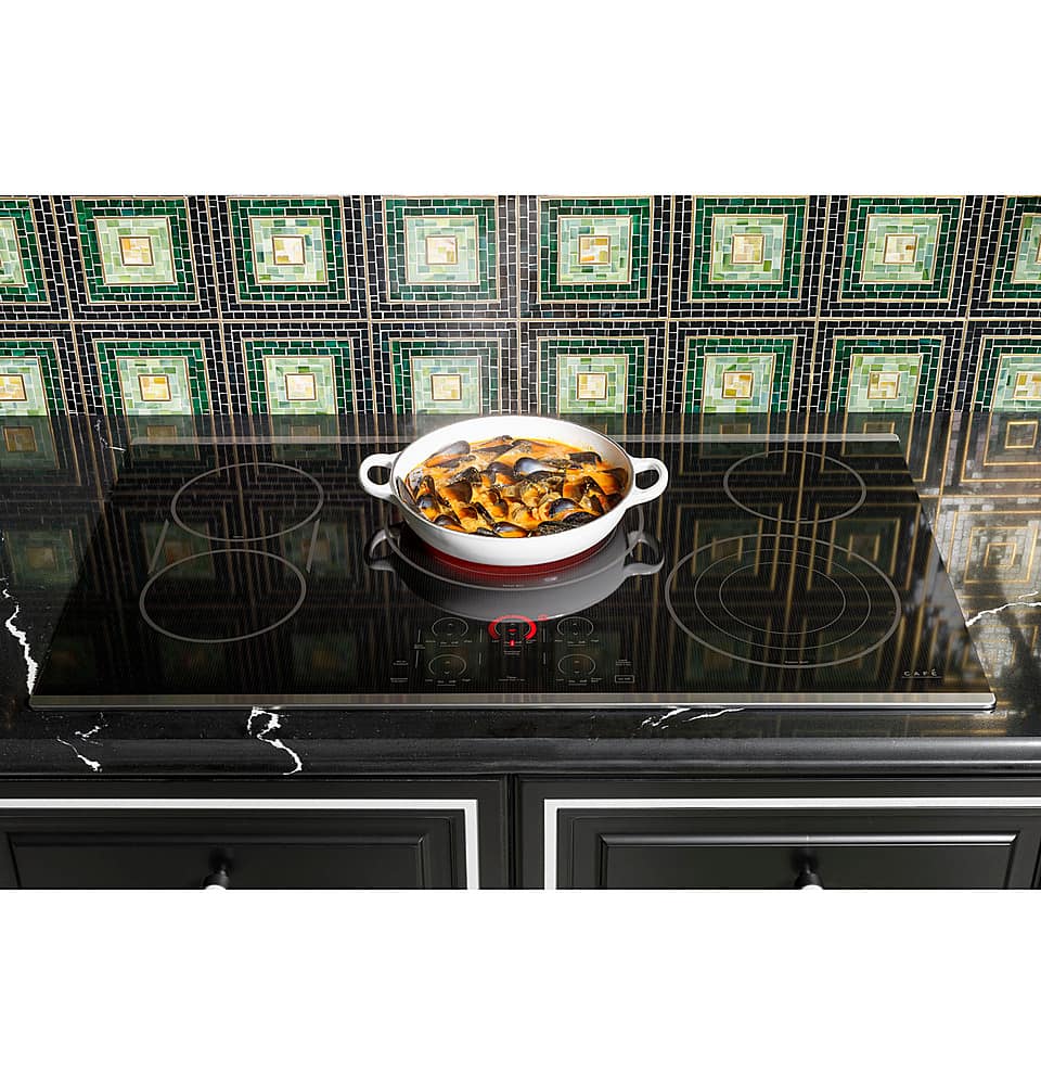Café - 36" Electric Built In Cooktop, Customizable - Stainless Steel