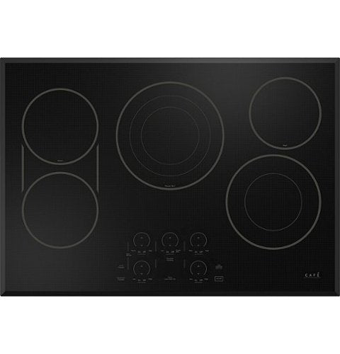 Café - 30" Electric Built In Cooktop, Customizable - Black