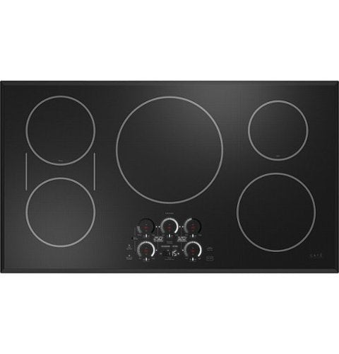 Café - ENERGY STAR 36" Built-In Touch Control Electric Induction Cooktop - Black