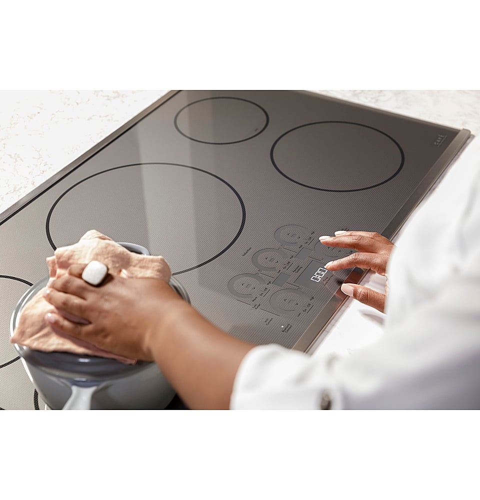 Café - ENERGY STAR 36" Built-In Touch Control Electric Induction Cooktop - Black