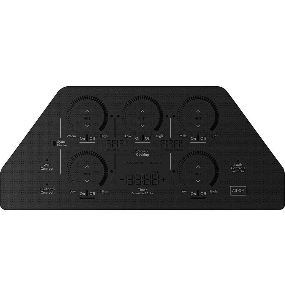 Café - ENERGY STAR 36" Built-In Touch Control Electric Induction Cooktop - Black