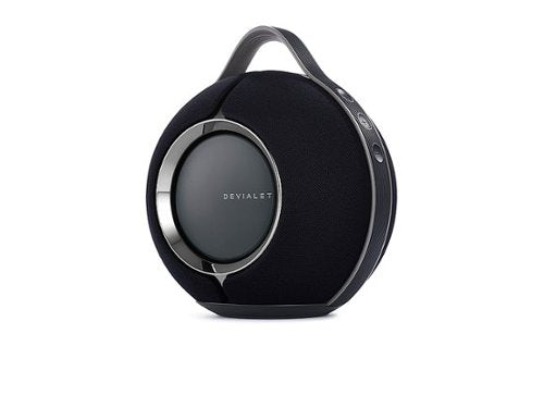 Devialet - Mania Portable Bluetooth and Wi-Fi Capability Speaker (w/Charging Dock) - Deep Black
