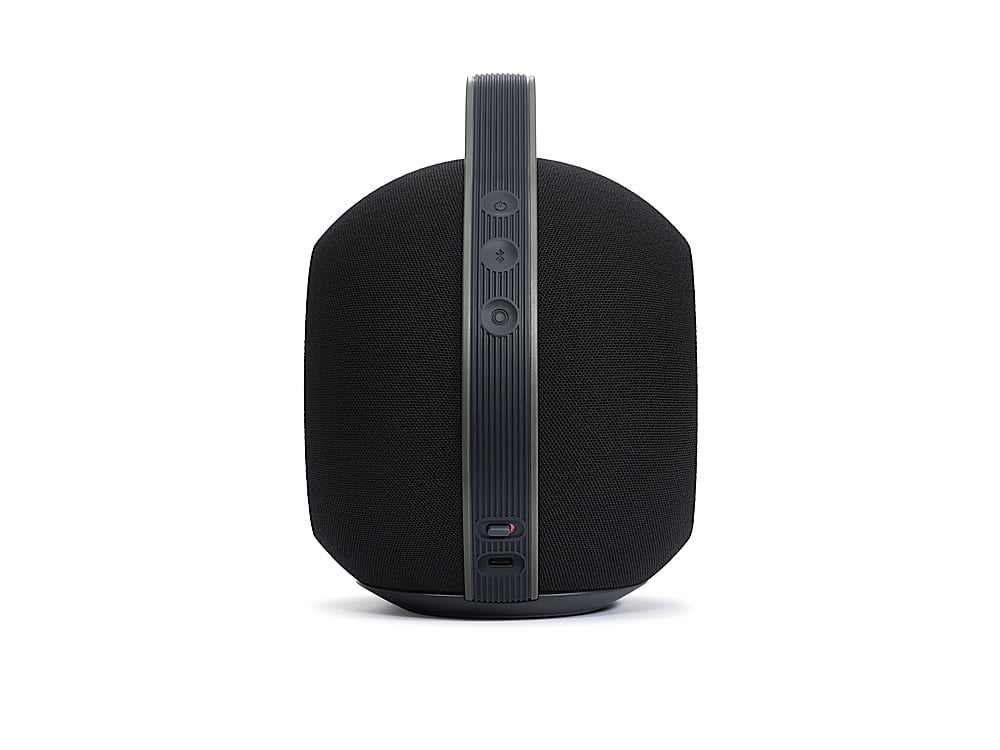 Devialet - Mania Portable Bluetooth and Wi-Fi Capability Speaker (w/Charging Dock) - Deep Black