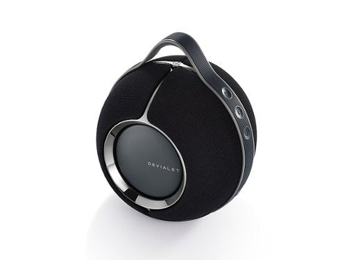 Devialet - Mania Portable Bluetooth and Wi-Fi Capability Speaker (w/Charging Dock) - Deep Black