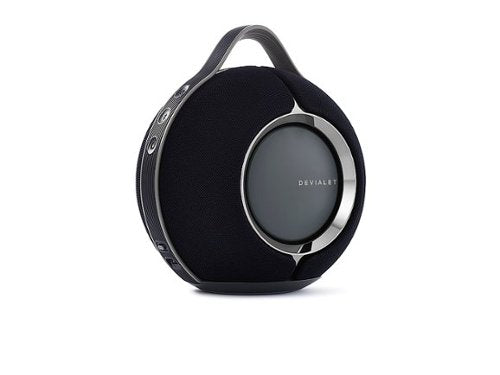 Devialet - Mania Portable Bluetooth and Wi-Fi Capability Speaker (w/Charging Dock) - Deep Black