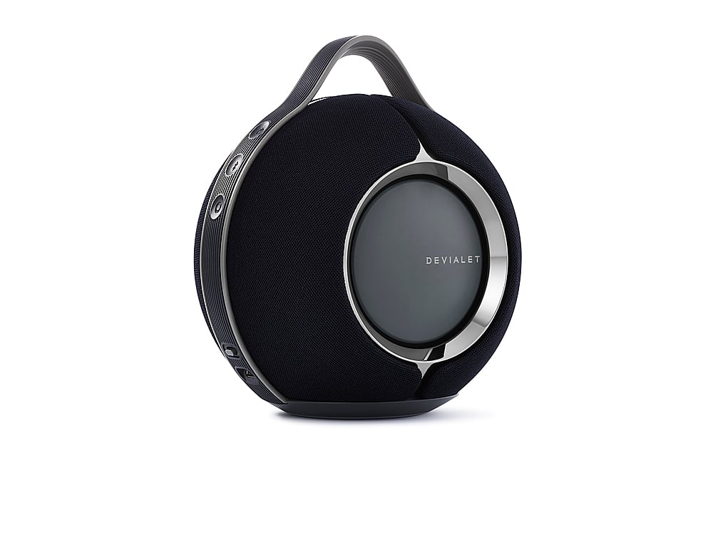 Devialet - Mania Portable Bluetooth and Wi-Fi Capability Speaker (w/Charging Dock) - Deep Black