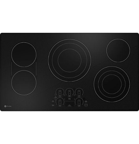 GE Profile - 36" Electric Built In Cooktop - Black