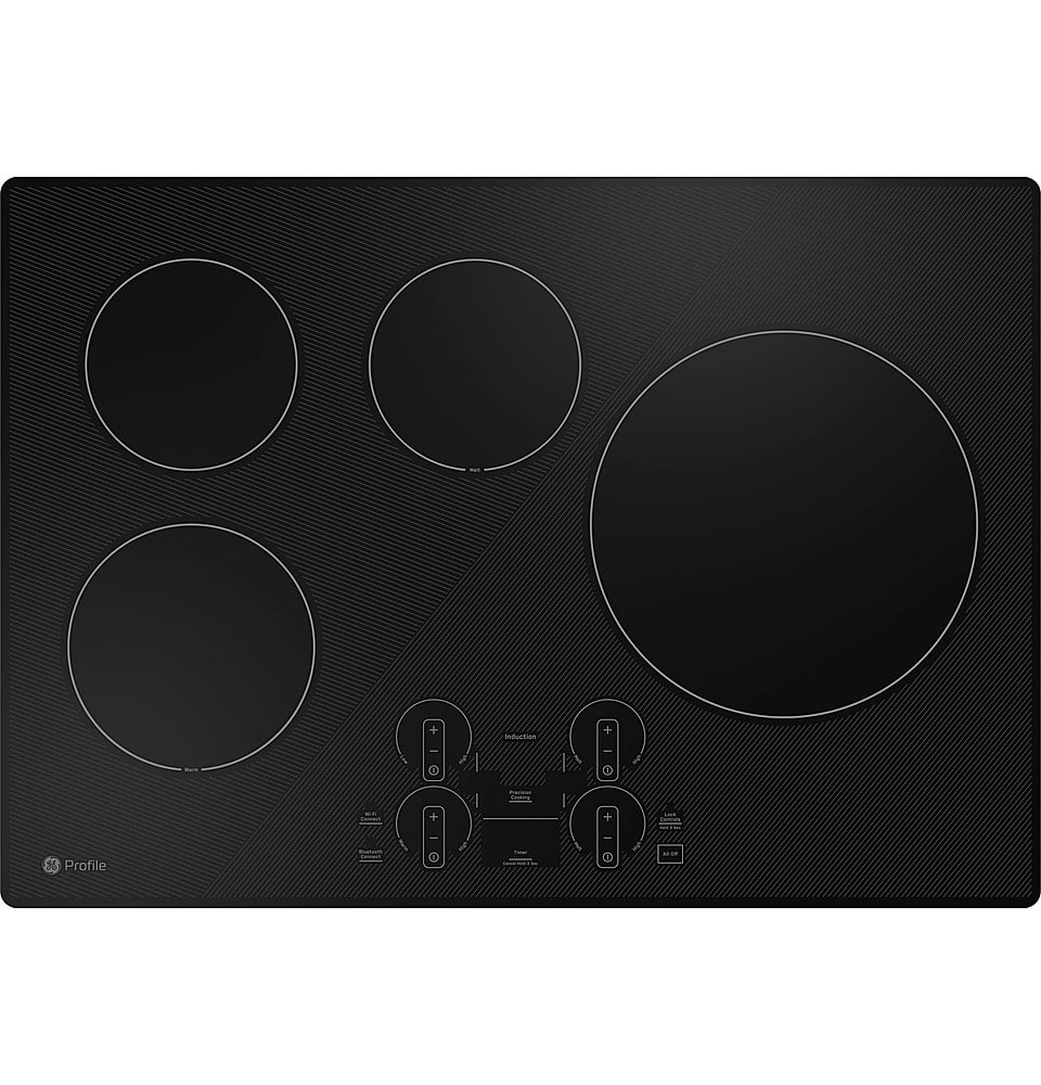 GE Profile - ENERGY STAR 30" Built-In Electric Induction Cooktop - Black