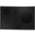 GE Profile - ENERGY STAR 30" Built-In Touch Control Electric Induction Cooktop - Stainless Steel on Black