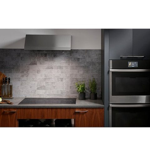 GE Profile - ENERGY STAR 30" Built-In Touch Control Electric Induction Cooktop - Stainless Steel on Black