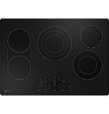 GE Profile - 30" Electric Built In Cooktop - Black