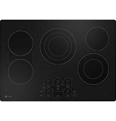 GE Profile - 30" Electric Built In Cooktop - Black