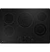 GE Profile - 30" Electric Built In Cooktop - Black