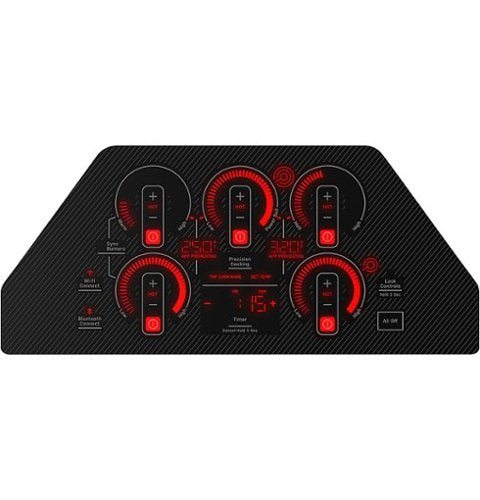 GE Profile - 30" Electric Built In Cooktop - Black
