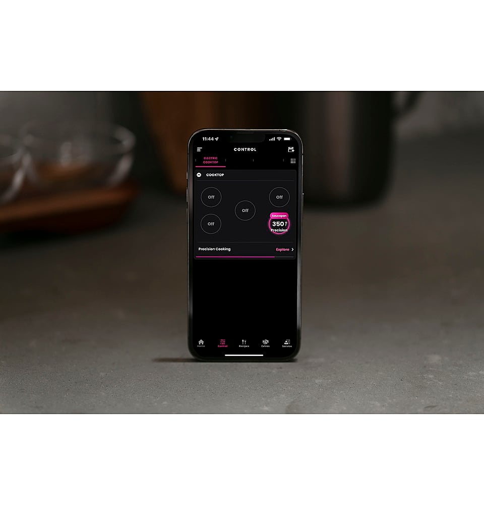 GE Profile - 30" Electric Built In Cooktop - Black