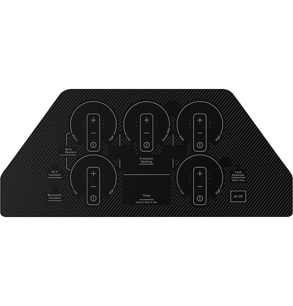 GE Profile - 30" Electric Built In Cooktop - Black