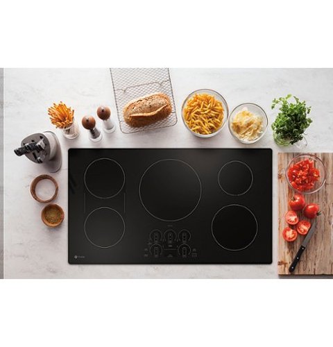 GE Profile - ENERGY STAR 36" Built-In Touch Control Electric Induction Cooktop - Black