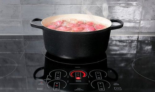 GE Profile - ENERGY STAR 36" Built-In Touch Control Electric Induction Cooktop - Black