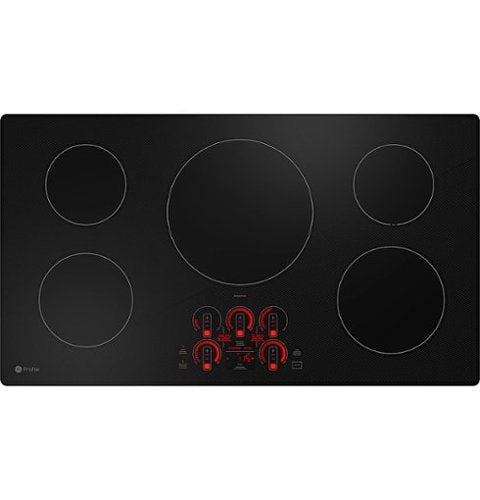 GE Profile - ENERGY STAR 36" Built-In Electric Induction Cooktop - Black