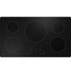 GE Profile - ENERGY STAR 36" Built-In Electric Induction Cooktop - Black