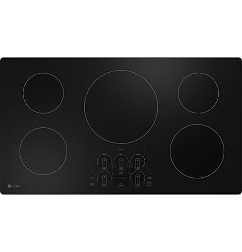 GE Profile - ENERGY STAR 36" Built-In Electric Induction Cooktop - Black